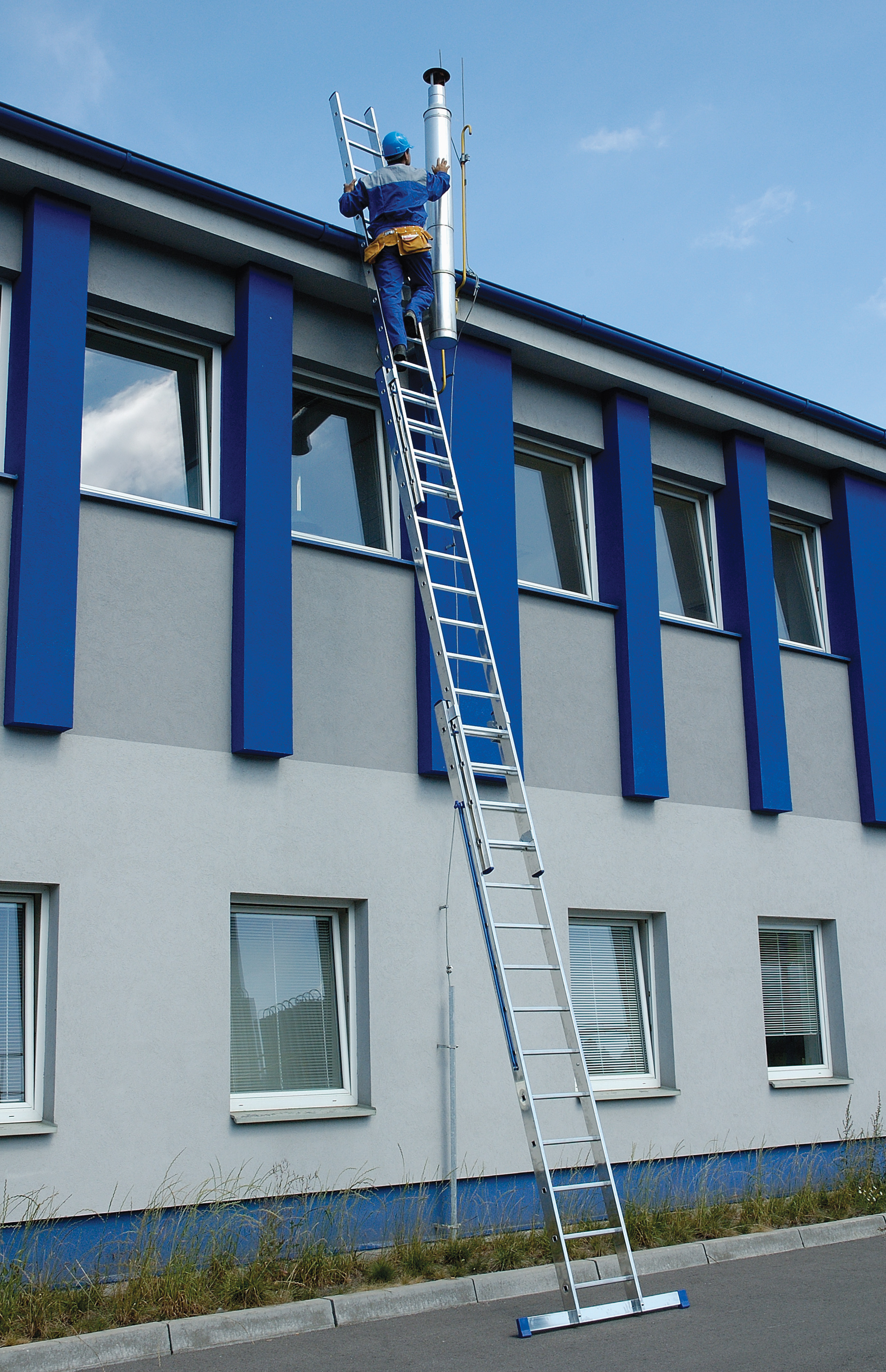 Hliníkový žebřík 3x15 profi